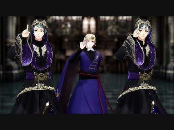 【ＭＭＤツイステ】リーチ兄弟が各寮長と一緒に踊ってみた