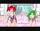 【重音テト　櫻花アリス】PONPONPON【MMD】