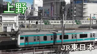 晴天の上野で電車を愛でる。。