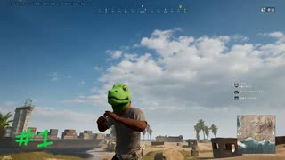 PUBGを実況プレイ