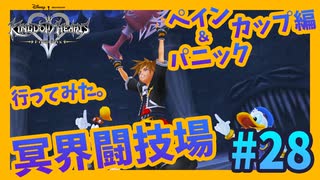 【KH2FM】#28 闘技大会「ペイン＆パニックカップ」に行ってみた！【無知過ぎるキングダムハーツ2実況】