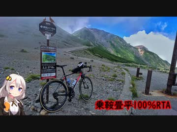 乗鞍畳平100％RTA　21時間57分