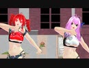 【重音テト　闇音レンリ】放課後ストライド【MMD】