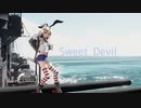 【艦これＭＭＤ】駆逐艦島風砲身の上で島風さんがSweet Devil