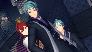 【MMD／ツイステ】２年生達(３人)が踊る、虎視眈々