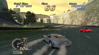 OutRun2SP アウトランモード旧コース１５連プレイ動画