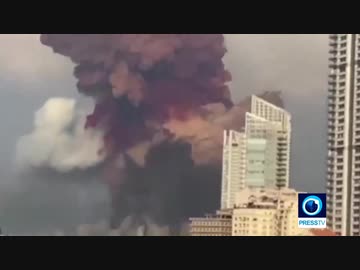 ベイルートで大規模爆発