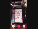 「らくがきAR」アプリで春香と千早