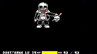 [Undertale(Dust,Insanity)]DustTale Sans VS Insanity Sans Phase1