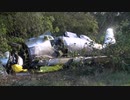 イギリスの第2次大戦時の艦上戦闘機シーフューリーが墜落し大破