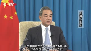 王外交部長、「中国は『新冷戦』を引き起こす行為に断固反対」