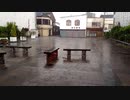米子市での土砂降り