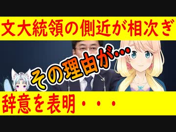 【韓国の反応】衝撃！文大統領の側近がこぞって辞意を表明した理由がコチラ！【世界の〇〇にゅーす】