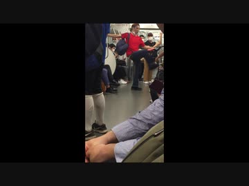 電車内のケンカ 暴力を振るうdqn Vs おじさん ニコニコ動画