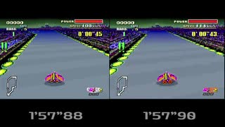 【T/A/S比較】F-ZERO MUTE CITY III 1'57"88 vs 1'57"90