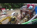 宇宙戦艦ヤマト発進準備工事現場？【発破音注意】