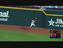 【MLB】珍プレー　外野手が打球をグラブで弾いてスタンドイン