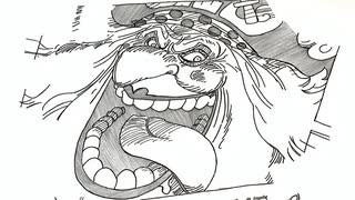 ワンピース 988 最新話 ビック・マム 描いてみた