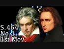 【ベートーヴェン/リスト】交響曲第一番第一楽章 S.464-1-1st【Beethoven/Liszt/Synthesia/Piano/Symphony/ピアノソロ編曲】
