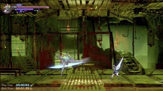 Bloodstained:Ritual of the Night ボスリベンジモード アンドレアルフス 01:25.85