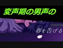 初投稿【地声で】 春を告げる 歌ってみた