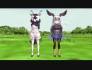 【MMDけもフレ】ブラックバックとハクトウワシがハンマー状態