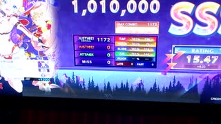 【CHUNITHM】Fidget Dancer（EXPERT） ALL JUSTICE CRITICAL