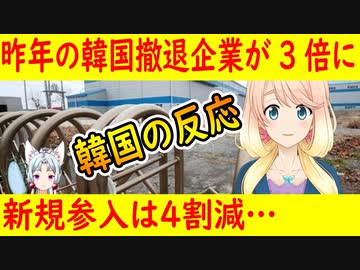 【韓国の反応】韓国から撤退する外資企業が過去３倍に！一方、新規参入は４割も減少・・・【世界の〇〇にゅーす】