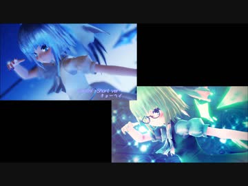 【東方MMD】Cassini【2窓同時再生】（エレクトリカ式チルノ）