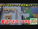 あつまれどうぶつの森　かざぐるまでハチを吹き飛ばしてみた！？撃退できる？できない？　【あつ森】