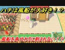 あつまれどうぶつの森　ハチは風船が大好き！？風船を身代わりにして自分は刺されない？　【あつ森】