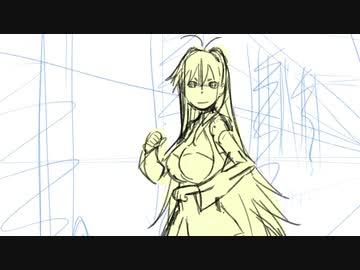 【間に合えば】ゆかりさんのバトルものアニメ作りたい２前編（ラフ）【ひじき祭】