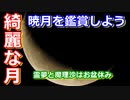 【素晴らしきかな天体観測】欠けた月も風情があると思いませんか？