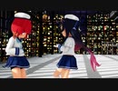 [MMD]艦これ 択捉・松輪 No title｛着衣有り｝