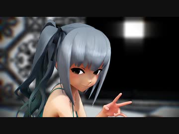 【MMD艦これ】 霞水着modeでロキ