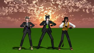 【MMD／ツイステ】３年生(３人)が踊る、女々しくて