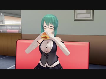 ビッグマックを食べる神楽すず