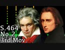 【没】【ベートーヴェン/リスト】交響曲第二番第三楽章 S.464-2-3rd【Beethoven/Liszt/Synthesia/Piano/Symphony/ピアノソロ編曲】