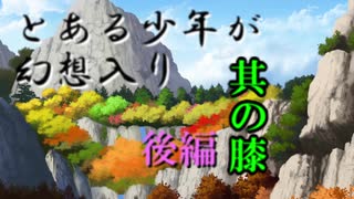 とある少年が幻想入り　其の膝　後編