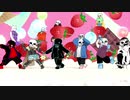 【MMDUndertale】Sans達がプリキュアダンス_その４+おまけ【Sans_AU】