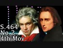 【ベートーヴェン/リスト】交響曲第二番第四楽章 S.464-2-4th【Beethoven/Liszt/Synthesia/Piano/Symphony/ピアノソロ編曲】