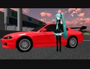 【MMD】らぶさんがS15でサーキット走ってくれたよ【1080p-60fps】