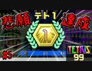 ルイージマンションカップで悲願のテト１達成……！？【TETRIS 99】#5