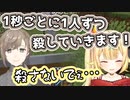 星川と和やかな雰囲気の中、突如として殺人鬼に変貌する叶