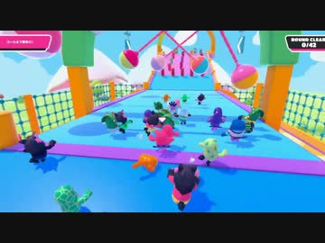 【実況】 fall guysでたわむれる Part4 ラスト1秒の戦い