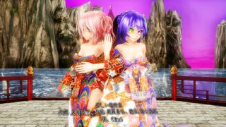 Ray MMD【淋しい熱帯魚】 Tda式 重音テト 紫音美菜 Japanese Kimono