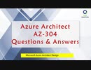 New Azure Architect Design AZ-304 Questions