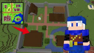 1 マインクラフト ドラゴンクエストに登場する建造物を作っていく ラダトームの町編 ニコニコ動画