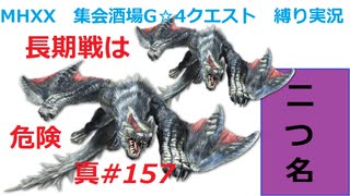 【MHXX縛り実況 真#157】長期戦は危険VS白疾風ナルガクルガ×2