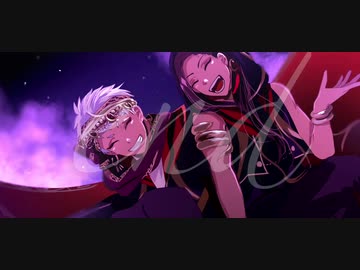 【ツイステ手描き】ジャミルとカリムで自傷無色